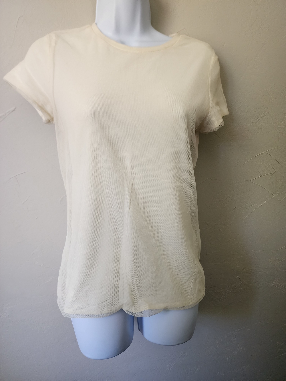 Ralph Lauren Short Sleeve Crewneck Tee - Cream Size Small
